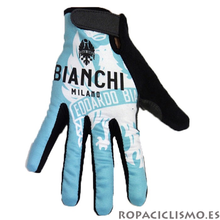 2020 Bianchi Guantes Largos Azul Blanco